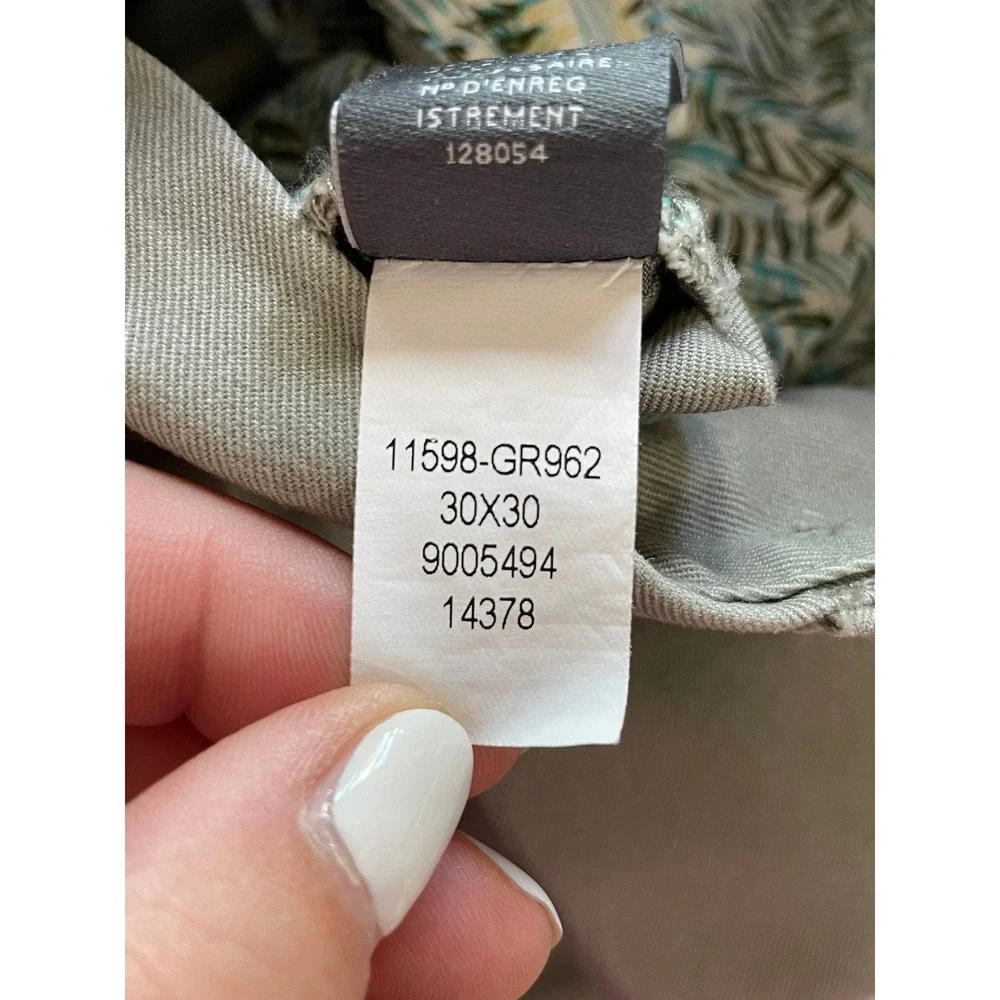 Bonobos Mens Chino Pants 30x30 Tan Beige Khaki Cotton Straight Leg